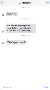 Al Assistant - Chatbot for Tasks and ToDo Lists screenshot 1