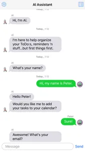 Al Assistant - Chatbot for Tasks and ToDo Lists screenshot 2