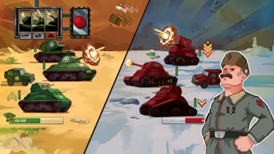 Tank Battle : War Commander screenshot 1