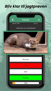 JagtQuiz - Danmarks jæger app screenshot 2