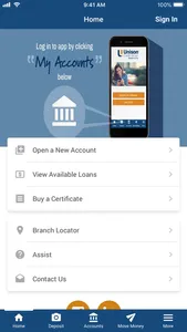 Unison Credit Union Mobile screenshot 0