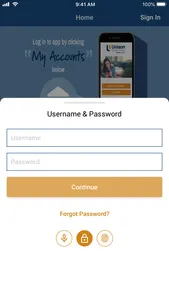 Unison Credit Union Mobile screenshot 1