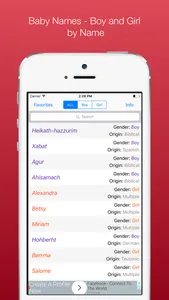 Baby Names-Boy and Girl screenshot 0