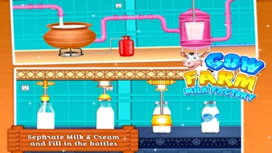 Cow Farm Milk Factory - Milk Maker screenshot 2