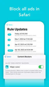 Ad blocker by Magic Lasso screenshot 1