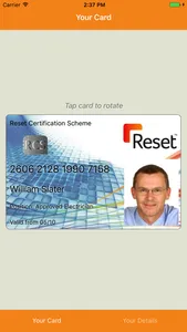 Reset Virtual Card screenshot 1