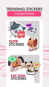 Cat Dog Static Stickers screenshot 4