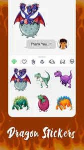 Dragon Adventure Sticker Pack screenshot 3