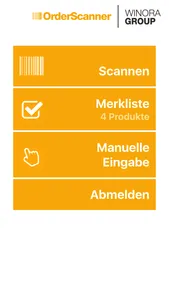 Winora Group OrderScanner screenshot 1
