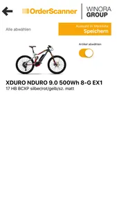 Winora Group OrderScanner screenshot 2