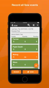 MetaFarms Sow Mobile screenshot 1
