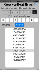 CrosswordGrab Helper screenshot 2