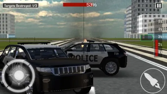 Heavy Tank Shooter vs Police Car Attacker screenshot 0