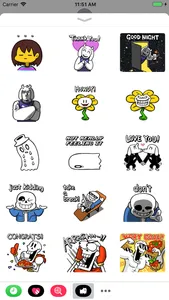 UNDERTALE Stickers screenshot 0