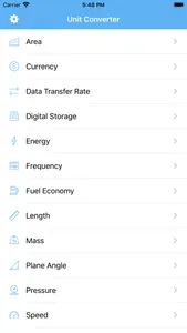 Unit & Currency Converter + screenshot 0