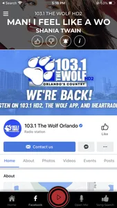 Orlando's 103.1 The Wolf screenshot 2