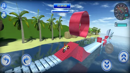 Wipeout Bike Stunts 3D screenshot 0