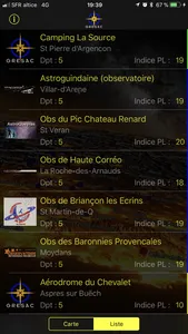 iGresac Répertoire Sites Astro screenshot 4