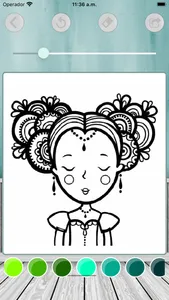 Paint and drawing princesses screenshot 0