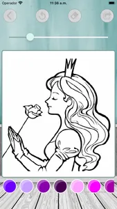 Paint and drawing princesses screenshot 1