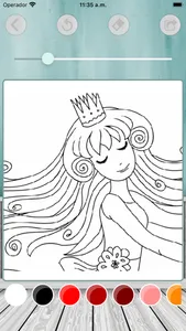 Paint and drawing princesses screenshot 2