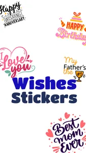 Wishes Stickers for iMessage screenshot 0