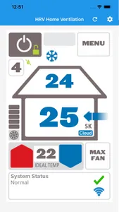 HRV Home Ventilation screenshot 0