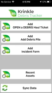 Krinkle Debris Tracker screenshot 0
