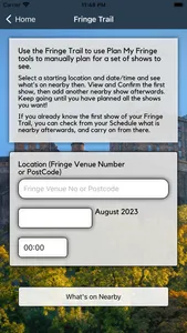 Plan My Fringe screenshot 4