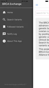 BRCA Exchange screenshot 1