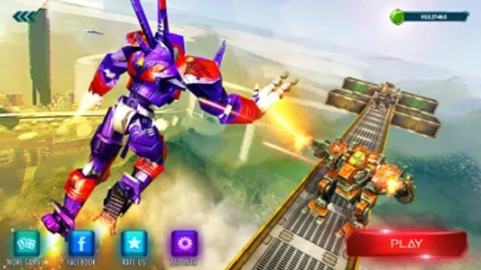 Flying Superhero Robot Fighting screenshot 0