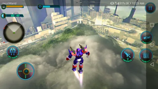 Flying Superhero Robot Fighting screenshot 2