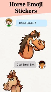 Horse Emojis for iMessage screenshot 1