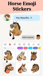 Horse Emojis for iMessage screenshot 2