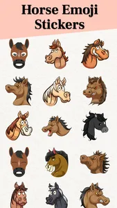 Horse Emojis for iMessage screenshot 4