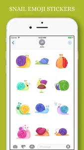 Snail Emoji Stickers Pack screenshot 1