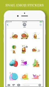 Snail Emoji Stickers Pack screenshot 2