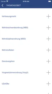 Wehrrecht Quiz screenshot 1