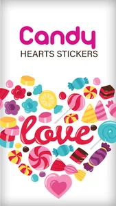 Candy Hearts Sticker screenshot 0