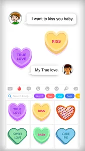 Candy Hearts Sticker screenshot 3