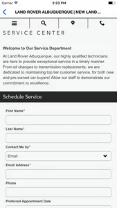 Land Rover Albuquerque screenshot 4