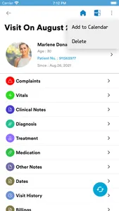 Dr.Pad: Patient Medical Record screenshot 2