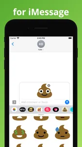 Poop emoji stickers for phone screenshot 2