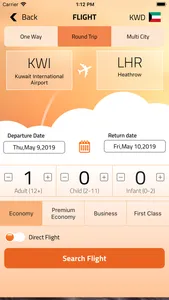 FlyBooking screenshot 2