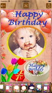 Create birthday photo frames screenshot 2