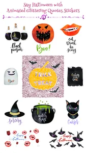 Halloween Glittering Quotes screenshot 0