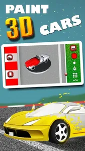 Cars coloring book -  3D drawings to paint screenshot 0