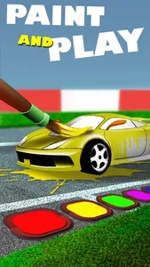 Cars coloring book -  3D drawings to paint screenshot 1