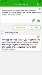 Grammar Checker and Rephraser screenshot 1