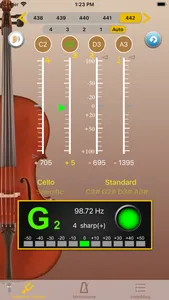 Cello Tuner - PRO screenshot 0